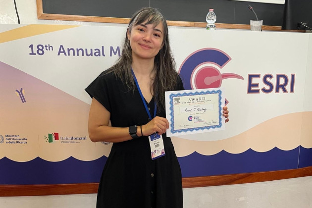 Rachel Quilang Wins Best Oral Presentation at ESRI 2025