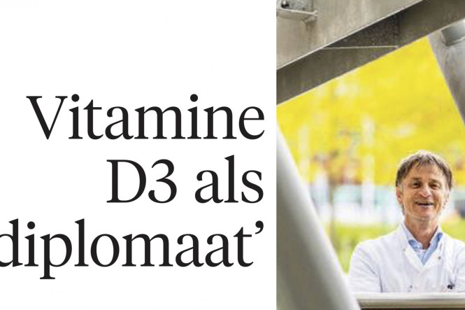 Vitamine D3 DC therapy featured in Leidsch Dagblad
